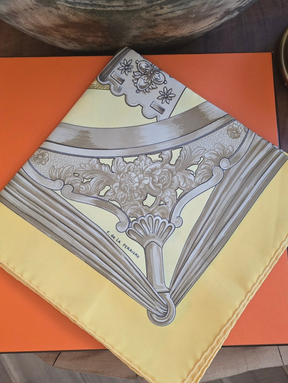 Hermes Silk Scarf